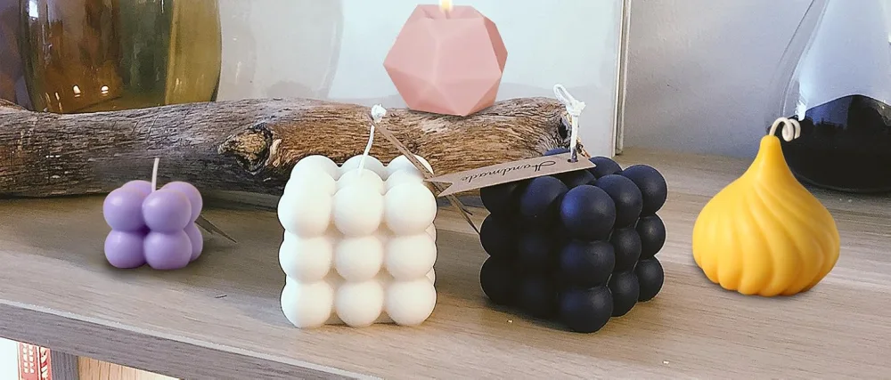 Silicone Candle Molds Set  4PCS Bubble Candle Molds  Candle Molds for Candle Making  Epoxy Mold for Decor  Soap Making Resin Mold for Handmade Chocolate  Pudding  Clay  Ornament - product information 1