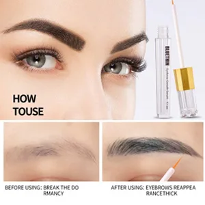 BLUETHIN Eyebrow Growth Serum Regrowth and Conditions Every Last Brow Hair Promotes Appearance of Full  Bold Eyebrows for thicker brows rapid brow - eyebrow serum to grow brows