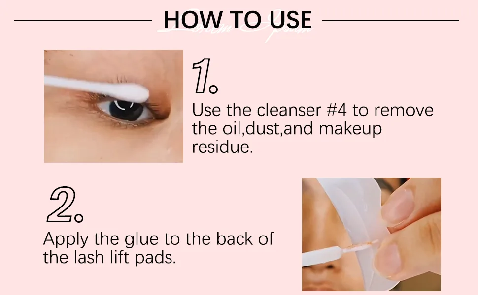 lakerain Lash Lift Kit  Eyelash Perm Kit  Professional Eyelash Lash Extensions  Lash Curling  Semi-Permanent Curling Perming Suitable For Salon & Home Use - how to use