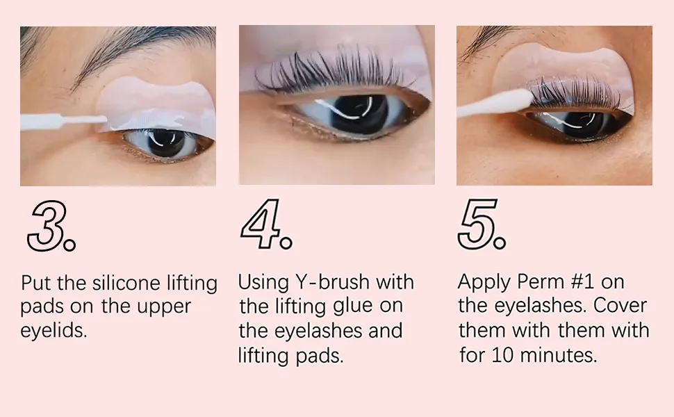 lakerain Lash Lift Kit  Eyelash Perm Kit  Professional Eyelash Lash Extensions  Lash Curling  Semi-Permanent Curling Perming Suitable For Salon & Home Use - how to use