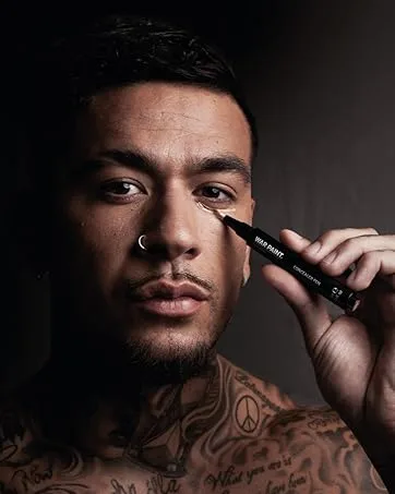 War Paint For Men Lightweight Liquid Concealer Pen - Vegan Friendly & Cruelty-Free - Natural Looking Makeup For Men - Tan Shade - 3ml - War Paint for Men