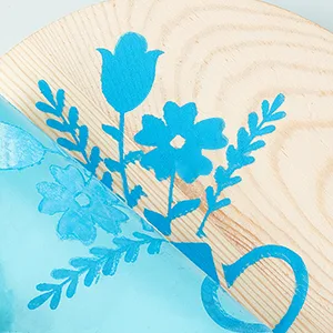 OLYCRAFT 2Pcs 11x8.6 Inch Easter Silk Screen Stencil Spring Theme Self-Adhesive Silk Screen Printing Stencil Bunny Egg Mesh Transfers Easter Decorations for Painting on Wood Hello Spring - product information 3