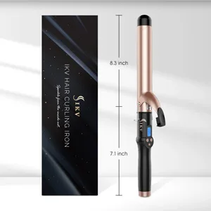 1 1/4 Inch Extra Long Barrel Curling Iron  Ceramic Tourmaline Curling Wand Professional Dual Voltage - curling iron