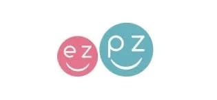 ezpz Drying Rack (Gray) - 100% Silicone + Suctions in Place + Adjustable Pegs - Dishwasher Safe - Durable Long-Lasting Hypo-Allergenic - ezpz Logo