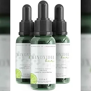 Treatment for Beard and Hair Minoxidil 5% Bergamot Concentrate MINOXIDILBER - minoxidilber
