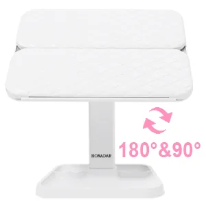 Honadar Makeup Mirror Trifold Vanity Mirror with 3 Color Lighting Modes/52 LED Light Touch Control/180  Rotation Cosmetic Light Up Mirror&1x/2x/3x/10x Magnification for Women Gift - Honadar Makeup Mirror Vanity Mirror with Lights & 52 LED 3 Color Lighting Modes Make Up Mirror