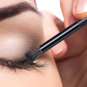 BS-MALL Makeup Brush Set 18 Pcs Premium Synthetic Foundation Powder Concealers Eye shadows Blush Makeup Brushes with black Bag (Black) - product information 32