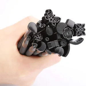 YUENTOEN 20Pcs Leather Stamping Tools Sets - Pressing Punch Sets  Different Shape Quality Saddle Stamp Punch Set Carving Leather Craft Tools for DIY Beginners and Professionals - product information 5