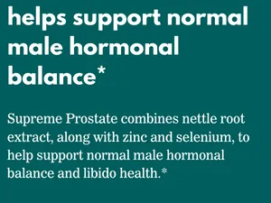 Elements Supreme Prostate  60 Capsules (30 Day Supply)  Advanced Prostate Support Supplement  Supports Healthy Urinary Flow and Function  Gluten Free  Non- GMO Certified - Helps support normal male hormonal balance