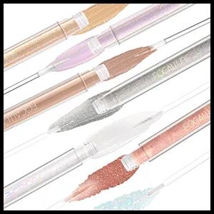 FOCALLURE Glittering Liquid Eyeshadow  High-Impact  Long Lasting  Quick-Drying  Crease Resistant  Precision Applicator Included  02 Polar Star 2 Polar Star - FA195 3