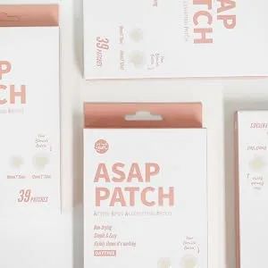 glowiest ASAP Active Spot Alleviating Patch 39 Patches  Daytime  10mm (1 * 15ea) & 12mm (2 * 12ea) | Premium Hydrocolloid Dressing | Simple & Easy Active Treatment - ASAP Patch Daytime