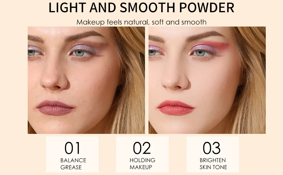 Focallure Flawless Setting Long Lasting Spray Beauty Compact Powder Make Up Powder Double Lasting Foundation 04 - product information 21