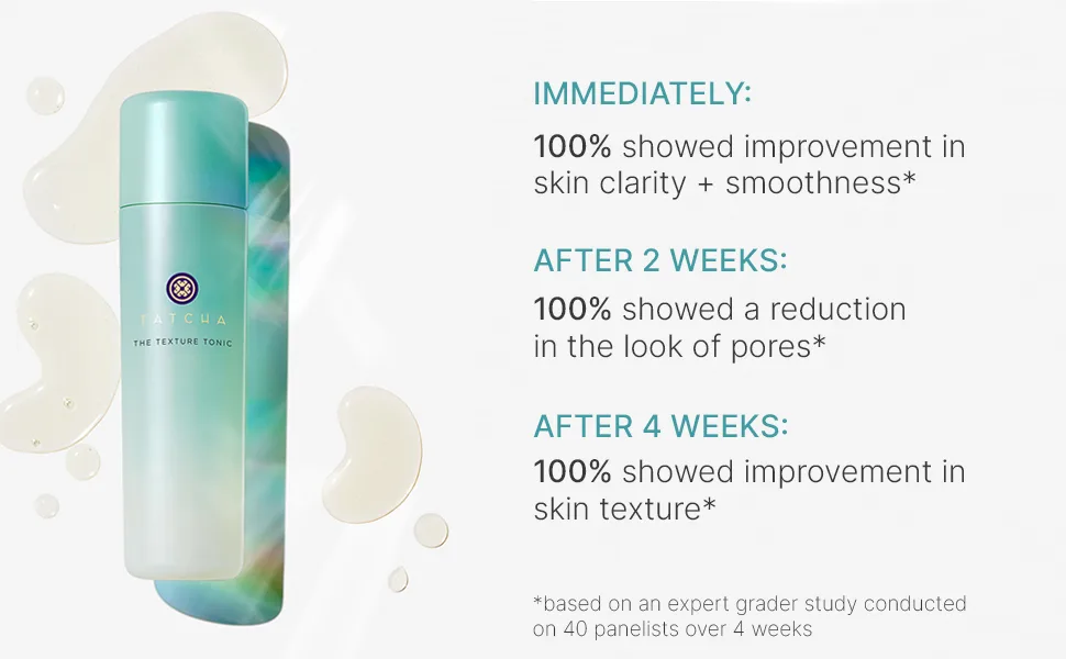 Tatcha The Texture Tonic | Liquid Exfoliating Treatment 150 ml | 5.0 fl. Oz - tatcha texture tonic