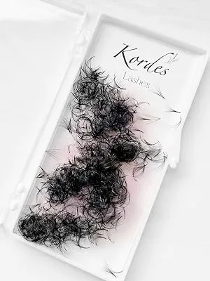1000pcs 7D Premade Fans Eyelash Extensions - 7D Volume Eyelash Extensions C Curl - 1000 handmade fans - 0.7mm thick (Mix 8-17mm) - premade fans lash extensions