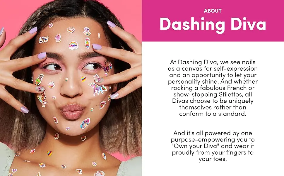 Dashing Diva Pomegrante Paloma Gloss Nail Strips - dashing diva