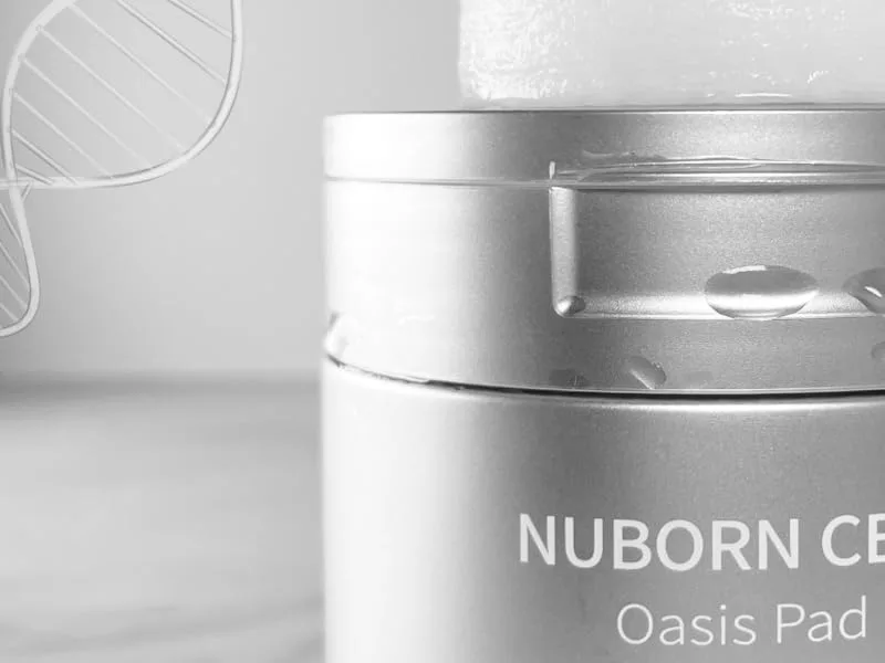 NUBORN CELL Oasis Pad  70 pads | Advanced Moisturizing Human Stem Cell Skincare | Tone  Hydrate  Cleanse with Gentle PHAs for Sensitive Skin  Made in Korea - Oasis Pad