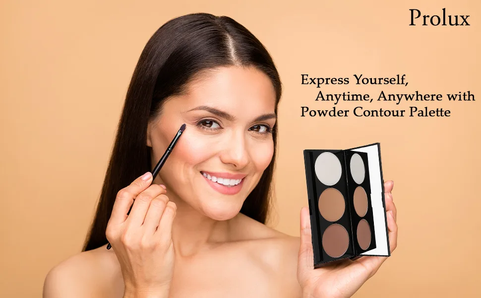Prolux Contour Palette - Pigmented and Easy to Blend that Helps you Define  Sculpt  and Highlight your face - product information 1