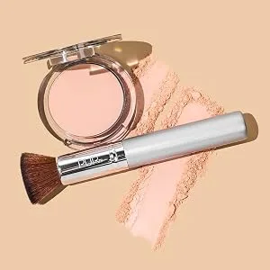 P R MINERALS Chisel Brush  Flat Top Makeup Brush  Synthetic  Cruelty-Free Bristles  1 ct. - pur chisel brush, foundation brush, powder foundation brush, makeup brush