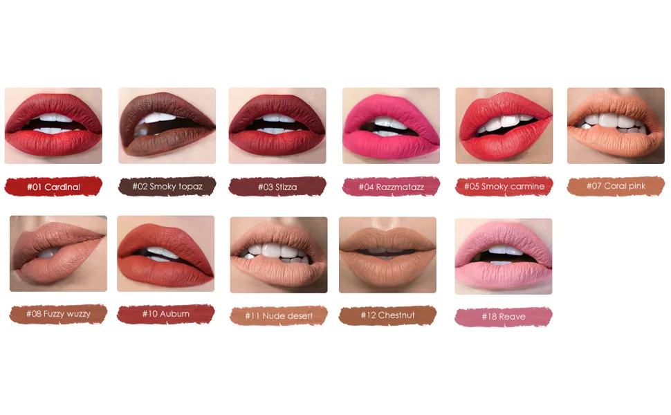 FOCALLURE Ultra Chic Matte Lipstick Rich Vitamin E Lip Crayon Lightweight Matte Color without Drying or Fading Long Lasting Waterproof Lips Makeup DARE YOU - product information 3