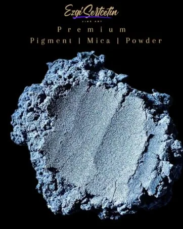 3D Sculpture Painting Paste|Texture Paste|Decorative Plaster|Ready to Use|Unique Colors|Ideal for Artwork|Stencil|Flowers|Texture|Art Relief| 6 oz (Metallic White) - Premium Pigment Powder