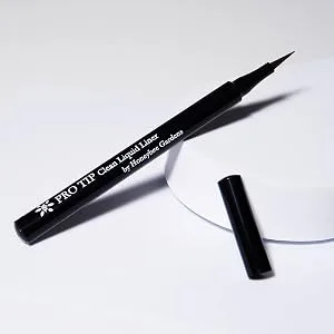 Honeybee Gardens ProTip Clean Liquid Liner  Black | Felt Tip | Long-Wearing | Vegan | Cruelty Free | Gluten Free - eye liner, tip, gel, mascara