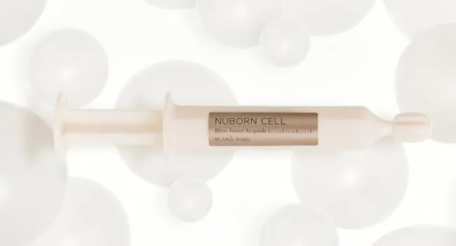 NUBORN CELL Blanc Power Ampoule | Advanced Moisturizing Creamy Ampoule with Milk Protein Extract | Intense Hydration with Hyaluronic Acid Complex | 7ml x 5ea - Blanc Ampoule Peptide Complex