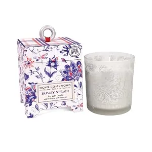 Michel Design Works Foaming Hand Soap  Paisley & Plaid (Red  White  and Blue Plaid Design) - CAN373