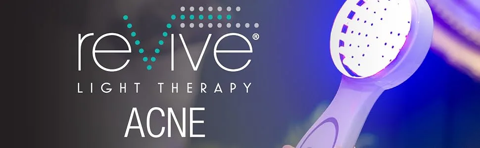 reVive Light Therapy GLO Acne Treatment For Face  Red and Blue Light Therapy LED Wand - revive acne
