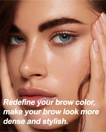 Eyebrow Color Kit Semi Permanent Eyebrow Color Safe & Professional Eyebrow Coloring Kit Suitable For Salon and Home Use Lasting for 4-6 Weeks (light brown) - eyebrow color kit