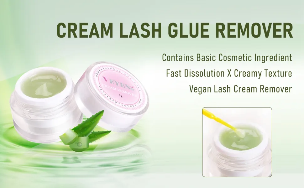 Veyelash Lash Remover For Lash Extensions 5ml Eyelash Remover Cream Fast Dissolution Lash Extension Remover Low Irritation - lash remover