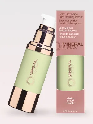 Luminous Pore-Refining Primer - Mineral Fusion Color correcting face primer