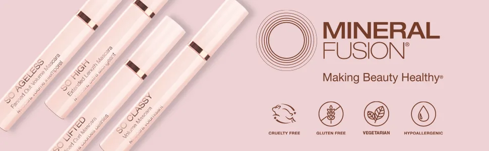 So Classy Volume Mascara Black - Mineral Fusion Hypo-allergenic Mascara