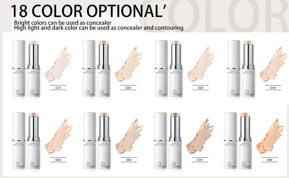 OKENTEN Concealer Stick  Concealer Makeup  1 Tube (0.28 oz)  Concealer for Dark Circles  Full Coverage Concealer  Under Eye Concealer  Solid Stick Concealer  Moisturizing Concealer Stick (11 MEDIUM(NUDES)) - product information 3