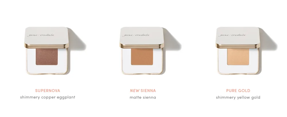 jane iredale PurePressed Eye Shadow | Highly Pigmented Mineral Based Eye Shadow | Long Lasting & Crease Resistant Formula | Safe for Sensitive Eyes Supernova - Shade Range