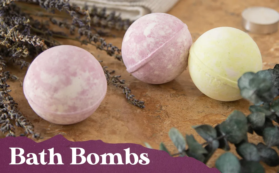 Purple Canyon Lavender Bath Bombs for Women | Relaxing  Natural Bath Bombs | Relaxing Self Care Gift - bath bombs
