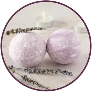 Purple Canyon Lavender Bath Bombs for Women | Relaxing  Natural Bath Bombs | Relaxing Self Care Gift - Two Bath Bombs with Lavender