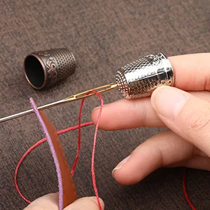 10pcs Hand-Working Sewing Thimble  Adjustable Metal Finger Shield Ring  Leather Coin Finger Protectors  Sewing Thimble Rings Cap Metal Shield for Knitting Quilting DIY Craft Tools - Sewing Thimble