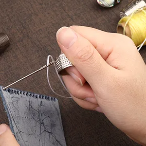 10pcs Hand-Working Sewing Thimble  Adjustable Metal Finger Shield Ring  Leather Coin Finger Protectors  Sewing Thimble Rings Cap Metal Shield for Knitting Quilting DIY Craft Tools - Sewing Thimble