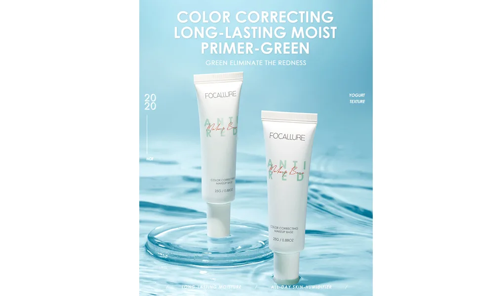 FOCALLURE Blurmax Pore-Minimize Face Primer  Skin Color Correcting  Lightweight  Mattifying  Controls Shine  Hydrates  All-Day Wear  Greenv - FA166   1