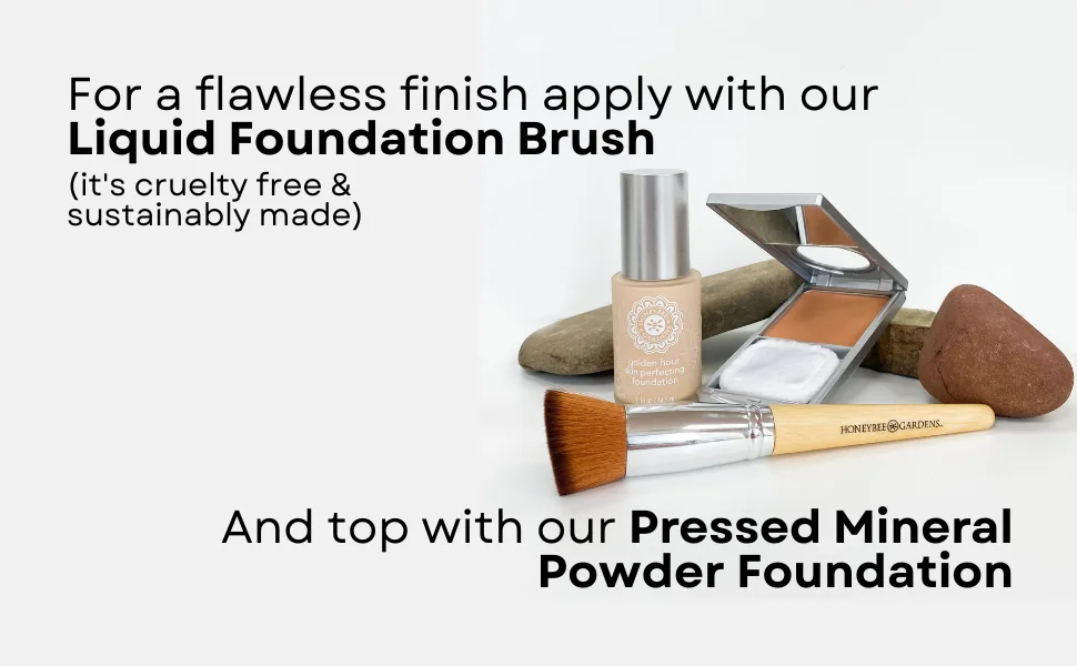Honeybee Gardens Liquid Foundation (Supernatural) - Golden Hour