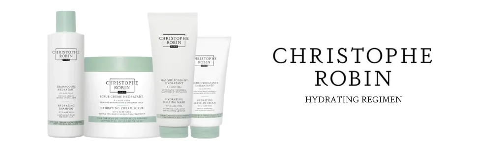 Christophe Robin Hydrating Leave-In Mist with Aloe Vera  5 fl. oz. - hydrating regimen aloe vera shampoo, conditioner and mask