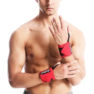HiRui Wrist Wraps with Thumb Loop 18 Professional Compression Wrist Strap Wrist Brace Support for Weightlifting Workout Pair Black - product information 5