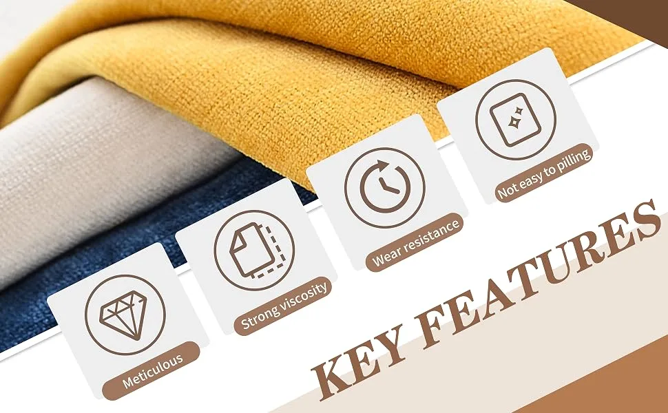 Velvet Repair Patch 8x11Sofa Fabric Repair Patch  Self-Adhesive Velvet Fabric Patch for Sofa Cushion Fabric Repair(Dark Blue) - product information 9