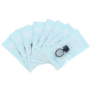 Ink Ring Cups 50pcs Microblading Pigment Glue Rings with Sponge Ink Cups Caps Permanent Makeup Eyelash Eyebrow Extensions Medium Holder for Microblading Supplies KW - Tattoo Ink Ring Cups