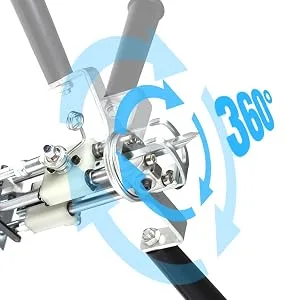 Goodcrafter Tufting Gun  2 in 1 Electric Carpet Tufting Gun with duckbill scissors  Handheld Knitting Rug Gun Kit Suitable for Beginners making custom rugs (light blue) - Tufting Gun