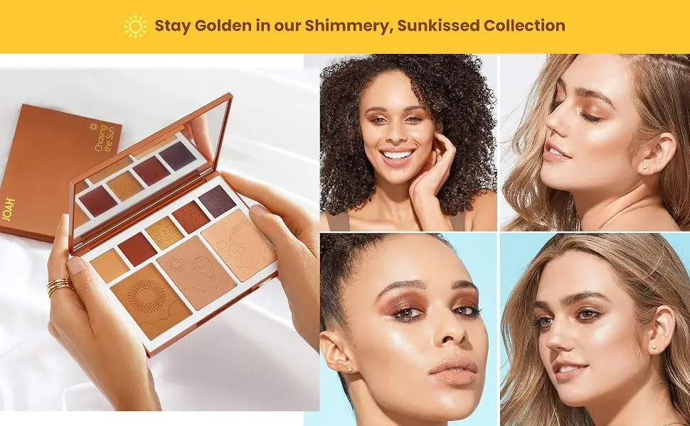JOAH Chasing the Sun Bronzing Palette - eyeshadow bronzer shimmering