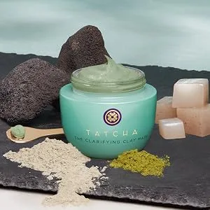 Tatcha The Clarifying Clay Mask | Exfoliating Pore Treatment Creates a Warming Sensation To Open & Purify Pores  50 ml | 1.7 oz - clarifying clay mask