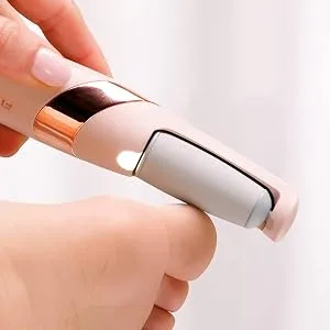LULUKO Replacement Rollers Compatible with Finishing Touch Flawless Pedi Electric Tool File Include a Cleaning Brush 6PCs Regular Coarse - flawless callus remover