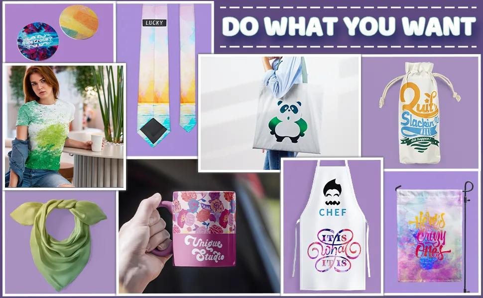 FANGZHIDI Infusible Transfer Ink Sheets 12 pcs Solid Color Bundle Pre-Printed Dyed Sublimation Paper 4.5 X 12 Iron on T-Shirt and Mug (Blue) - sublimation blank
