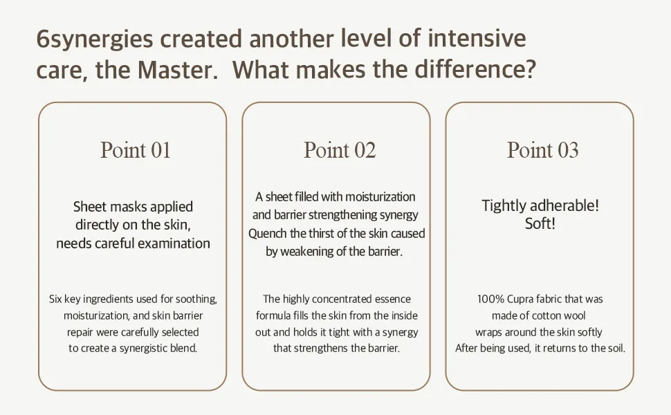 mixsoon  Master Deep Barrier Mask 5ea | Intensive Hydrating Mask for Soothing Care & Strengthening Skin Barrier | Cruelty-free - mask increase moisturizing soothing care strengthen skin barrier smoother strong absorbability
